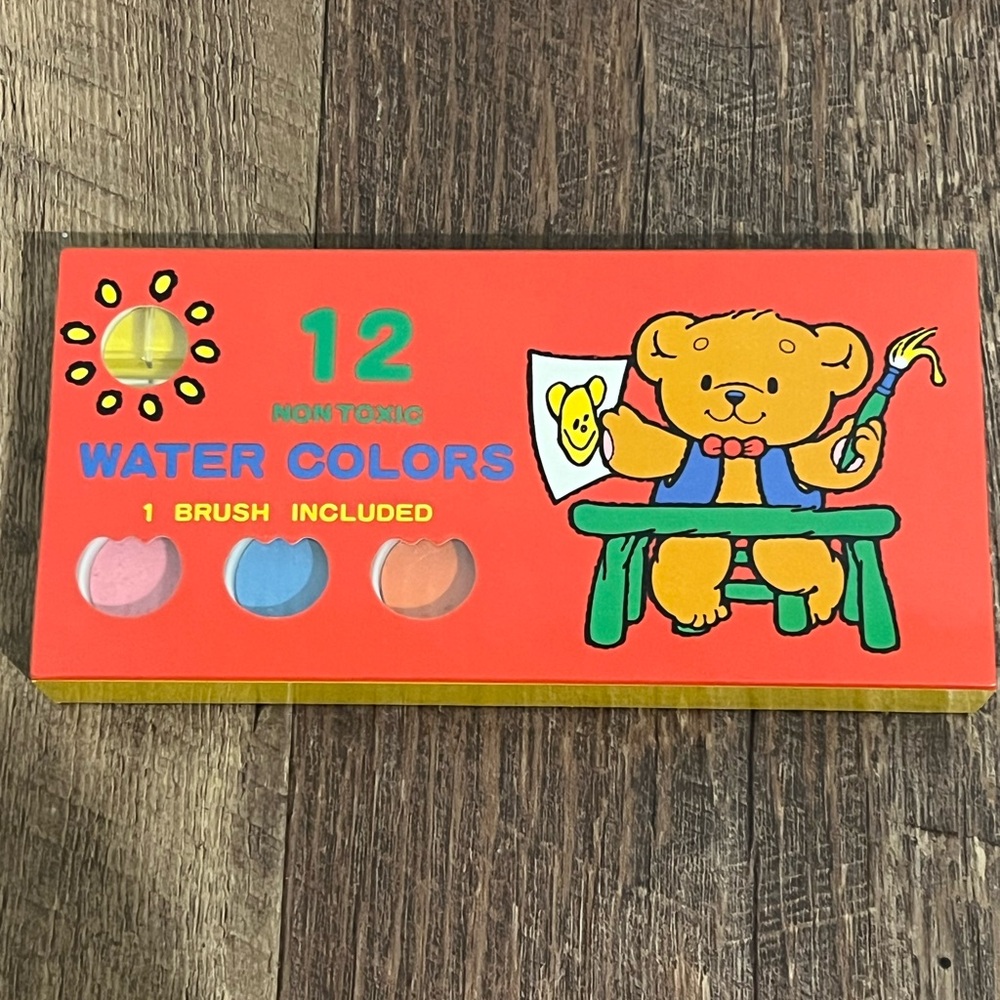 Kids Watercolor Paint Set with Brush